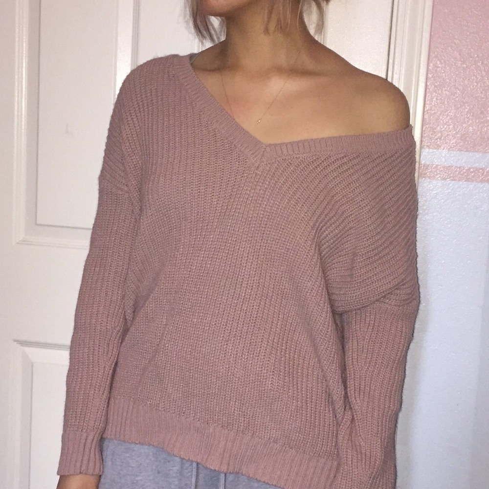Forever 21 over the shoulder sweater